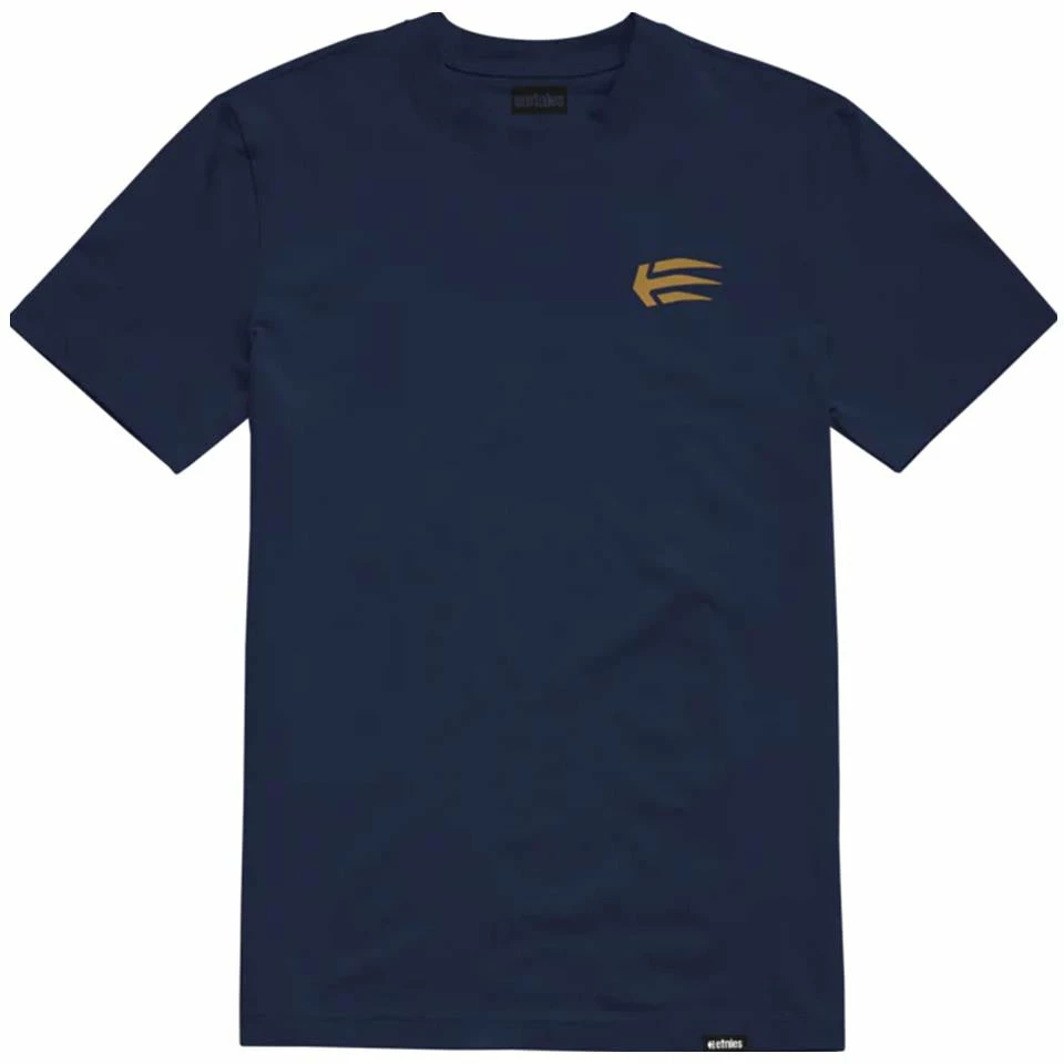 Etnies Joslin T-Shirt - Navy/Gold