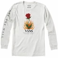 Vans Flores Long Sleeve T-Shirt - White