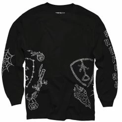 Subrosa Yung Rose Long Sleeve T-Shirt - Black