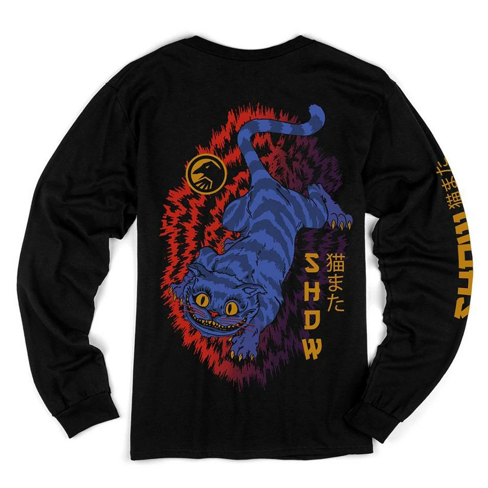 Shadow Nekomata V2 Long Sleeve T-Shirt - Black - Image 2