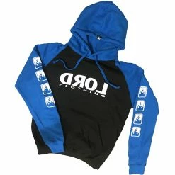 Lord Baseball Hoodie - Black/Blue