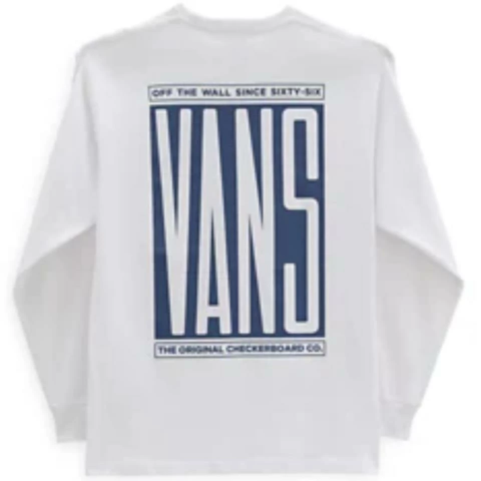 Vans Type Stretch Long Sleeve T-Shirt - White - Image 2
