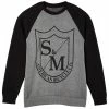 S&M Big Shield Crew Neck - Nickel/Black