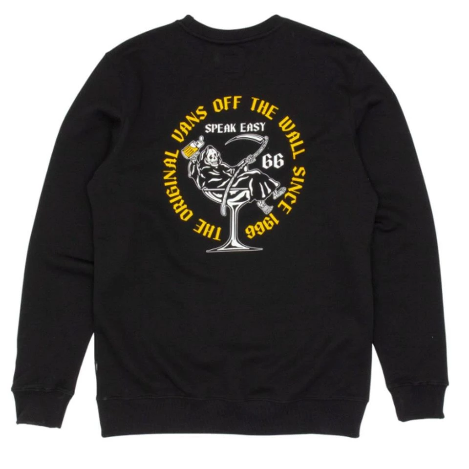 Vans Speak Easy Crew Sweatshirt - Black - Image 2