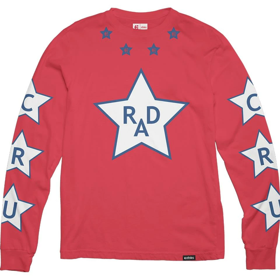 Etnies Rad Jersey Long Sleeve T-Shirt - Red