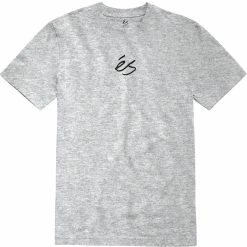 ES Mini Script T-Shirt - Grey Heather