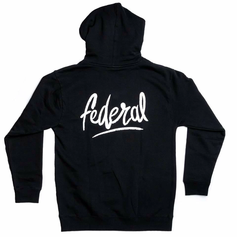 Federal Chalk Hoodie - Black - Image 2