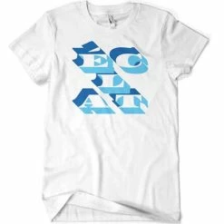 Eclat Duplex T-Shirt - White/Blue