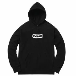 Doomed Smoky Eyes Hoodie - Black