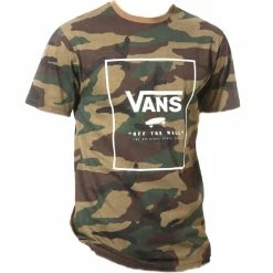 Vans Print Box T-Shirt - Camo/White