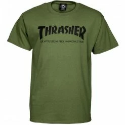 Thrasher Skate Mag T-Shirt - Army Green