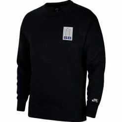 Nike SB Stripes Crew Sweat - Black/White