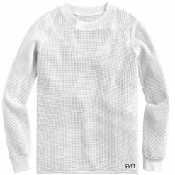 Cult Logo Thermal Long Sleeve T-Shirt - White