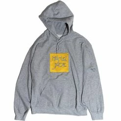 Marie Jade Patch Hoodie - Sports Grey