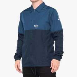 100% Ascott Coaches Jacket - Navy