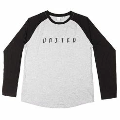 United Baseball Tee - Grey/Black