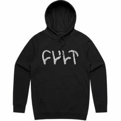 Cult Scribble Hoodie - Black