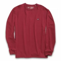 Vans Off The Wall Classic Long Sleeve T-Shirt - Pomegranate