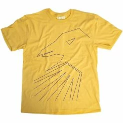 Shadow Thin Line Short Sleeve T-Shirt - Lemon Zest