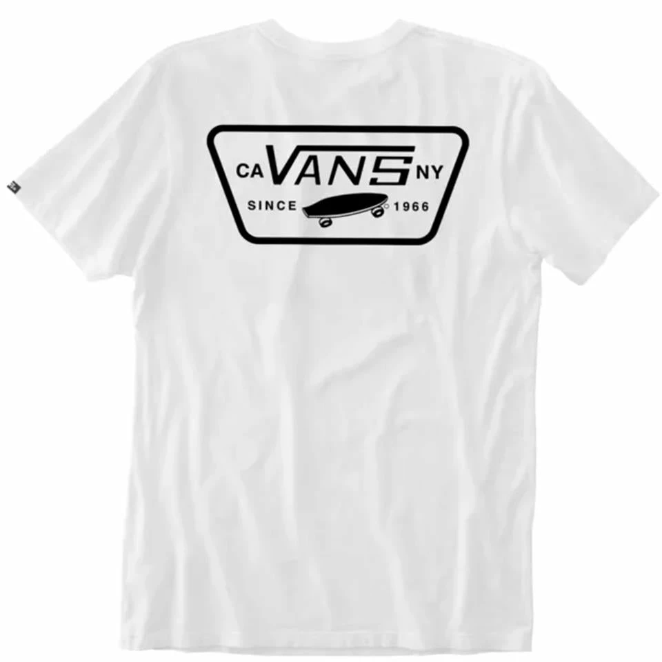 Vans Full Patch T-Shirt - White/Black - Image 2