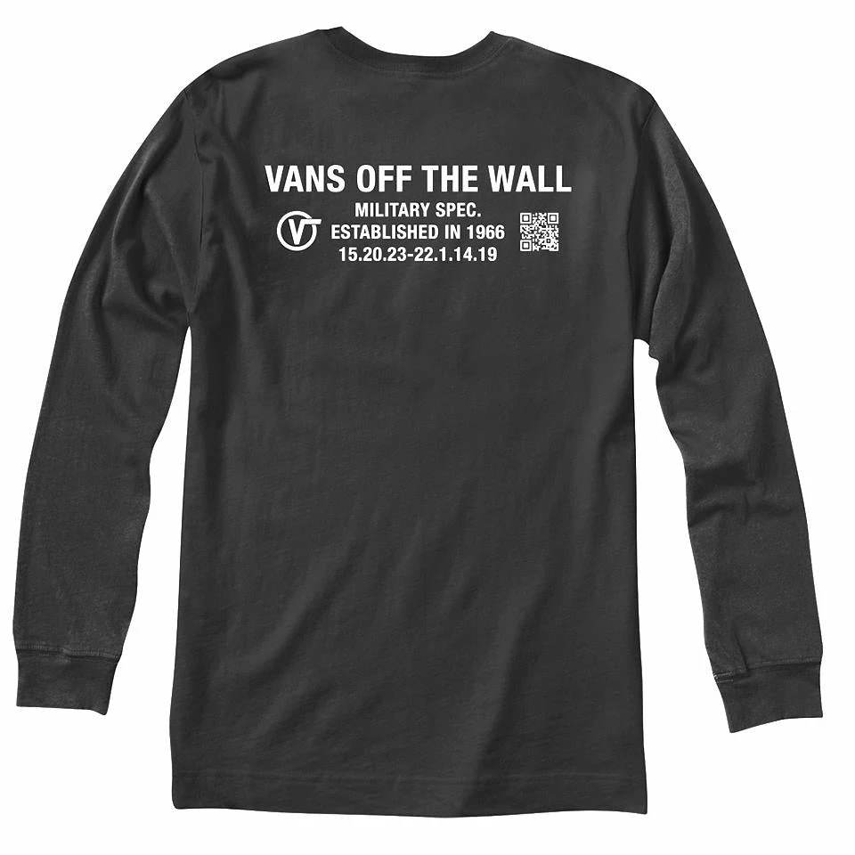 Vans Quick Response Long Sleeve T-Shirt - Black - Image 2