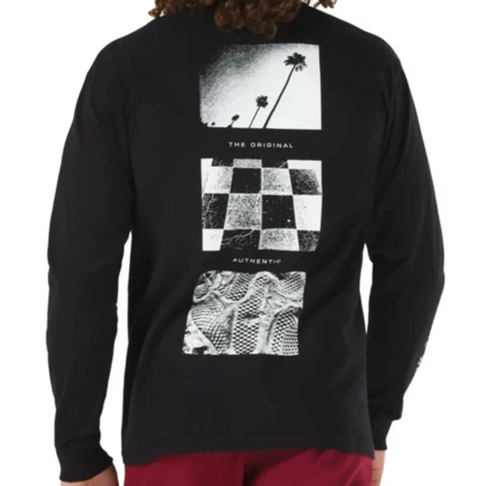 Vans Snapshots Long Sleeve T-Shirt - Black - Image 2