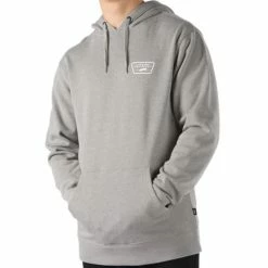 Vans Full Patched Pullover Hoodie - Cement Heather