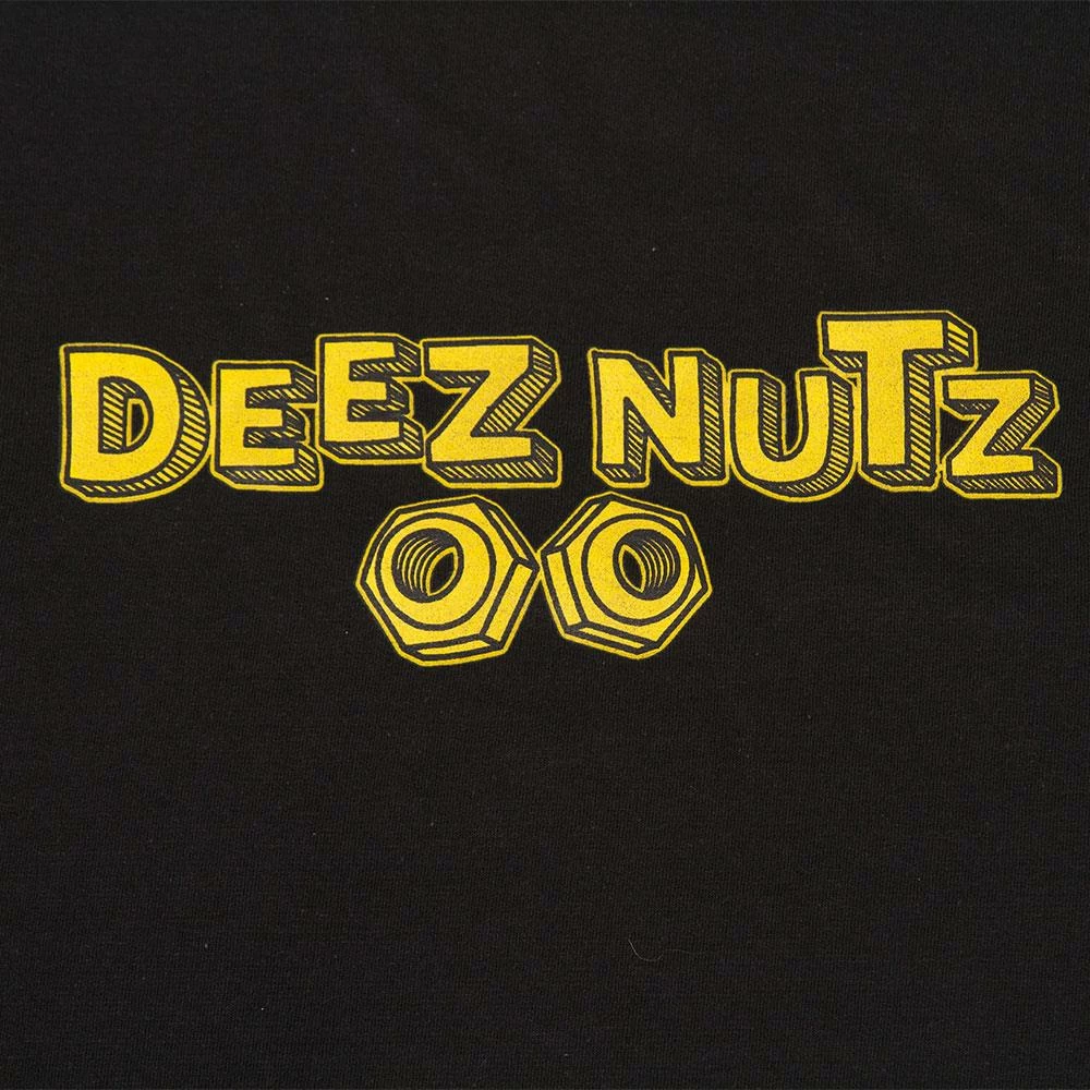 DeezNutz Logo T-Shirt - Black - Image 2