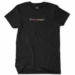 Wethepeople Embroidery T-Shirt - Black