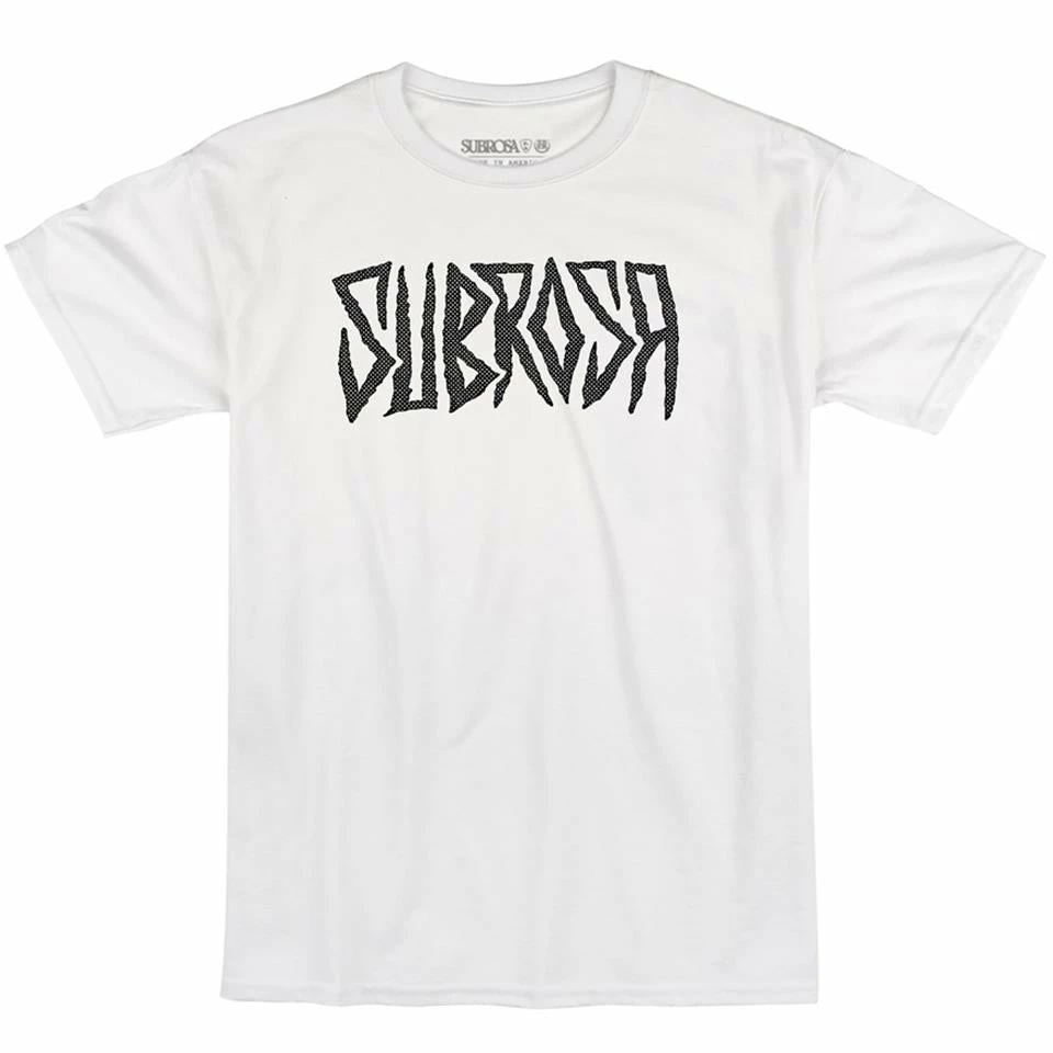 Subrosa Carved Short Sleeve T-Shirt - White