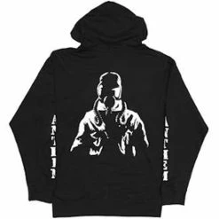 Anthem Zip Up Hoodie - Black